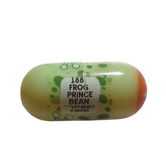 Mighty Beanz 188 Frog Prince Bean Glow 2002 Series 3 Moose Entertainment - Picture 2 of 4